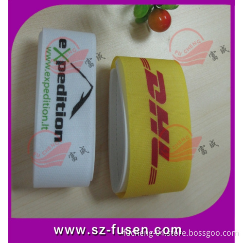 Top Quality Colored Velcro Ski Strap with Print Logo